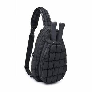 NEW SOL AND SELENE unisex match point pickeball bag in black
